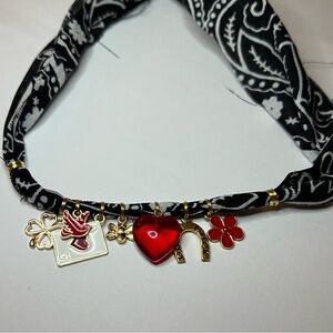 Bandana Charm Necklace